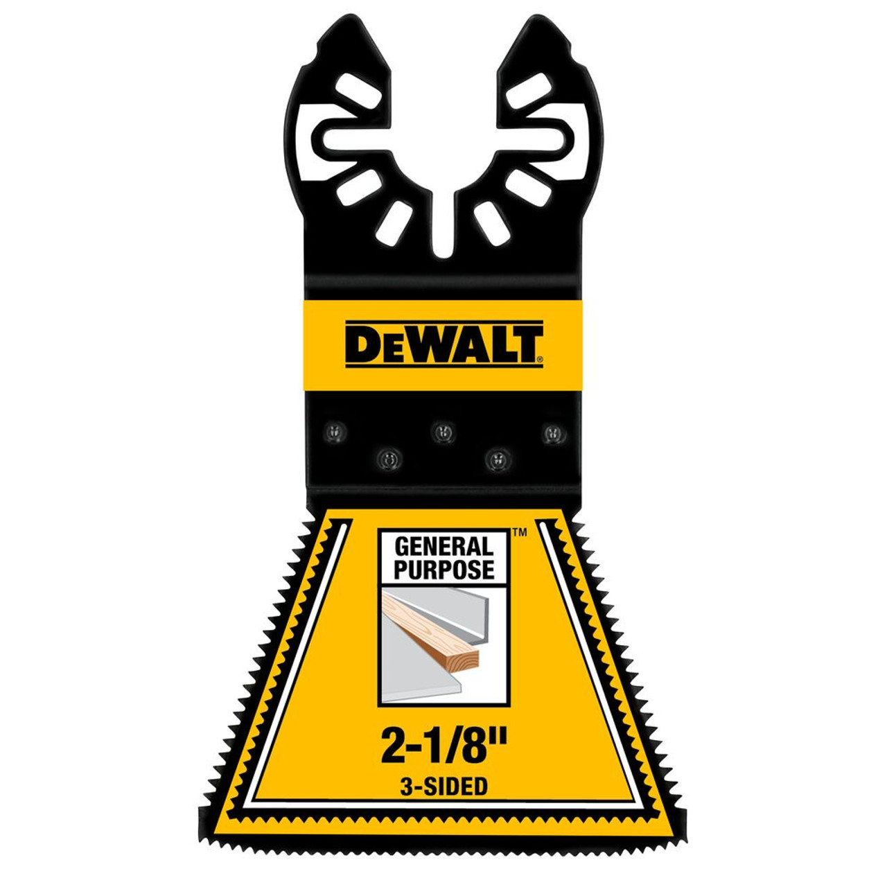 DeWalt DWA4283 2-1/8 Inch Bi-Metal 3-Sided General-Purpose Oscillating Blade