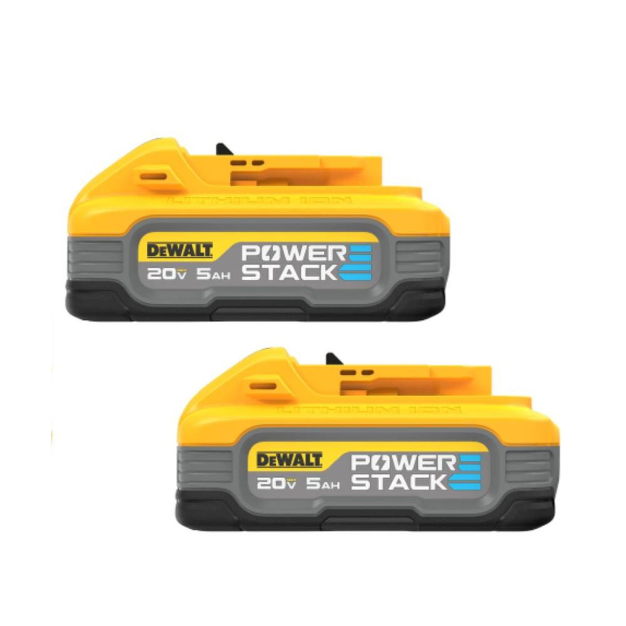 DeWalt DCBP520-2 20V MAX POWERSTACK 5.0 Ah Battery Packs - 2pk