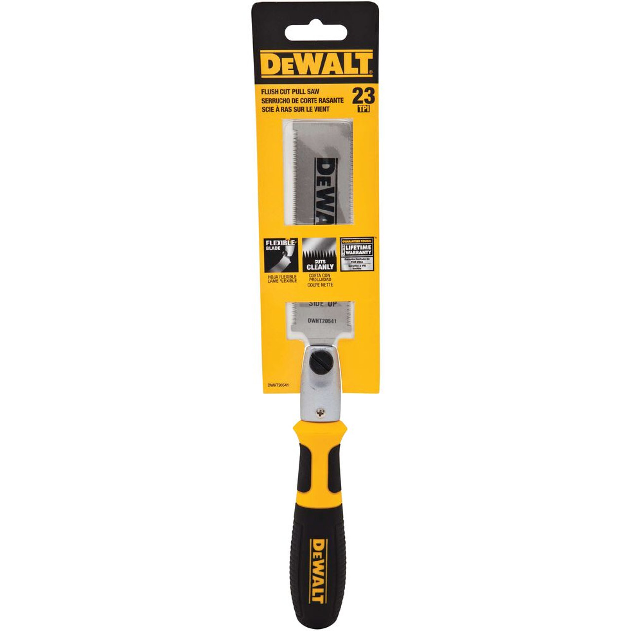 DeWalt DWHT20541 4-1/2 Inch 23 TPI Double Edge Flush Cut Pull Saw DeWalt DWHT20541 4-1/2 Inch 23 TPI Double Edge Flush Cut Pull Saw