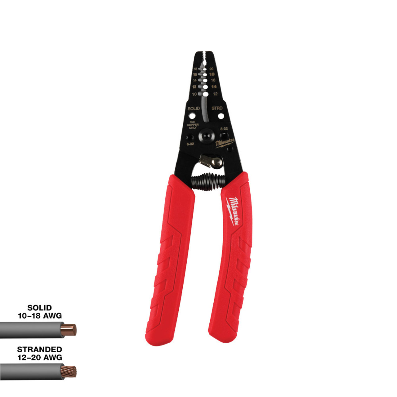 Milwaukee 48-22-3050 10-20 AWG Comfort Grip Wire Stripper & Cutter Milwaukee 48-22-3050 10-20 AWG Comfort Grip Wire Stripper & Cutter