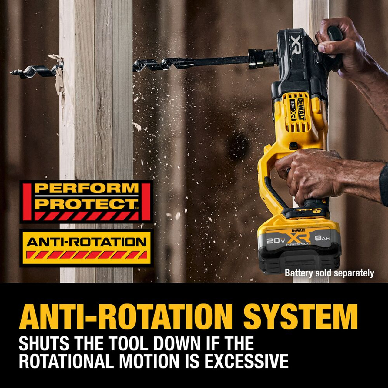 DeWalt DCD447B 20V MAX XR Cordless Brushless 7/16 Inch Quick-Change Compact Stud & Joist Drill (Tool Only)