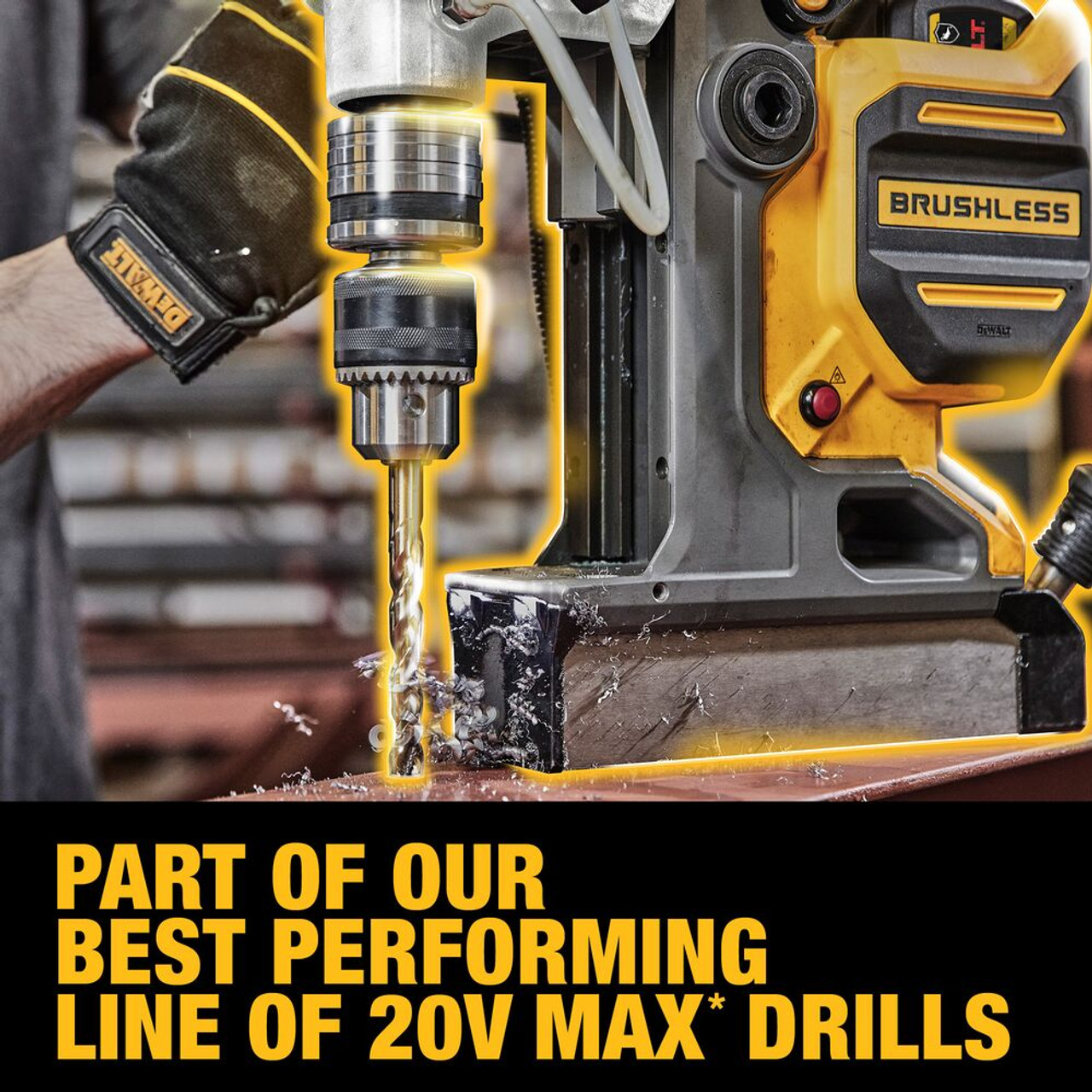 DeWalt DCD1624GX2 20V MAX XR Cordless Brushless 2 Inch Magnetic Drill Press Kit DeWalt DCD1624GX2 20V MAX XR Cordless Brushless 2 Inch Magnetic Drill Press Kit