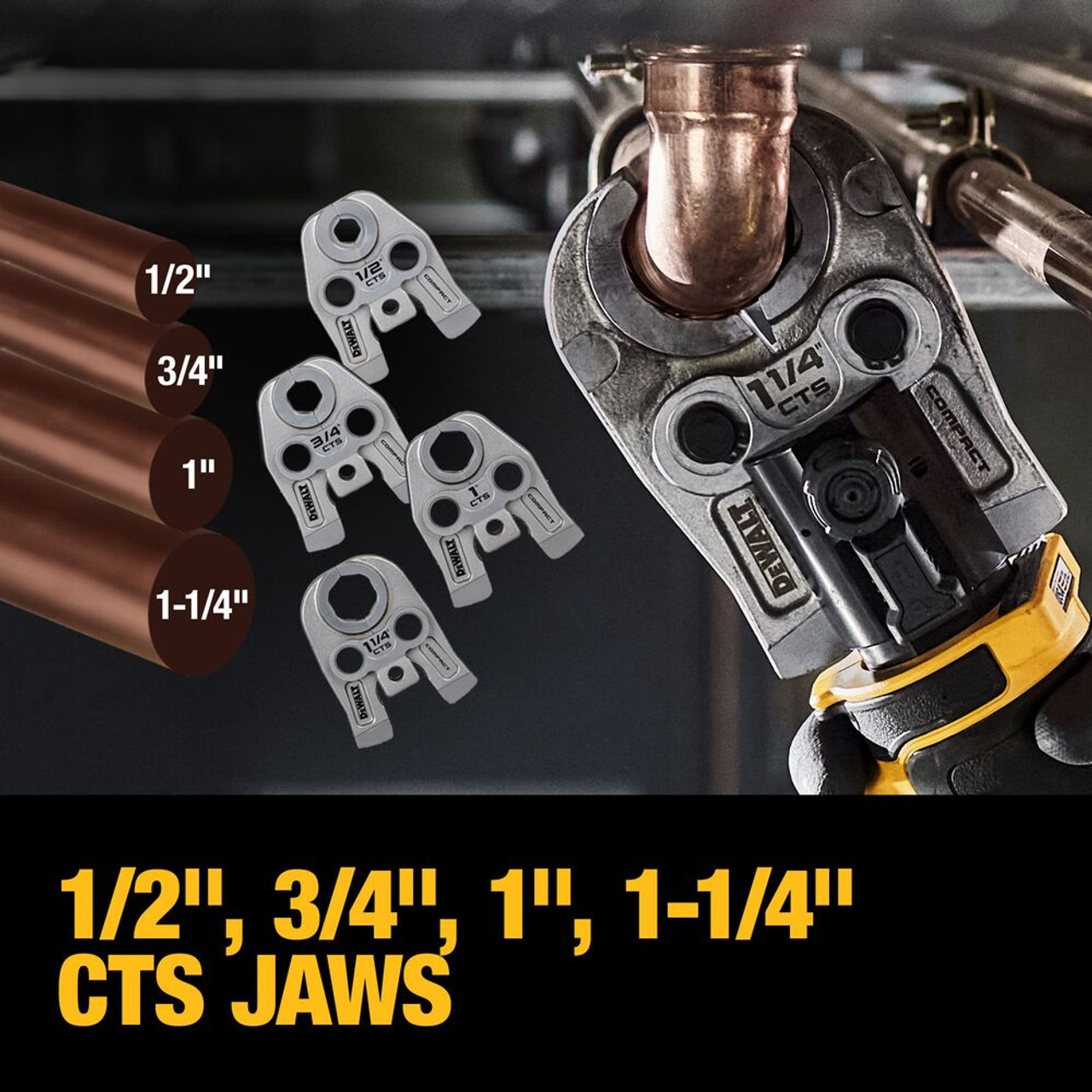 DeWalt DCE210D2K 20V MAX Cordless Compact Inline Press Tool Kit DeWalt DCE210D2K 20V MAX Cordless Compact Inline Press Tool Kit