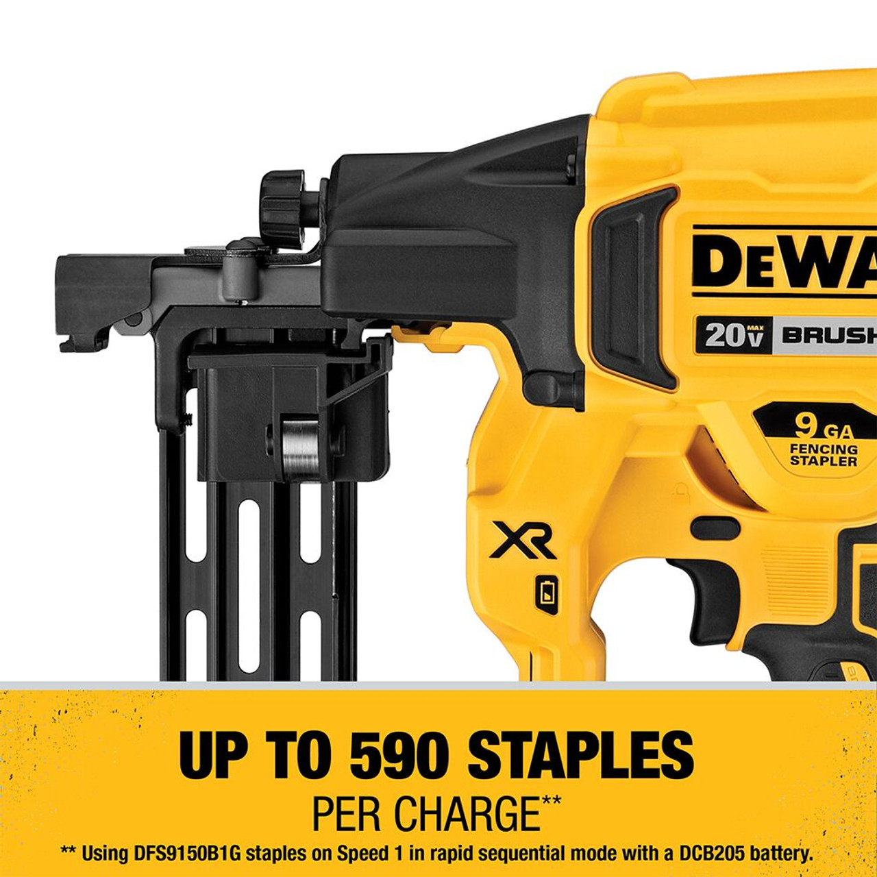 DeWalt DCFS950B 20V MAX XR Cordless 9 Gauge Fencing Stapler (Tool Only)