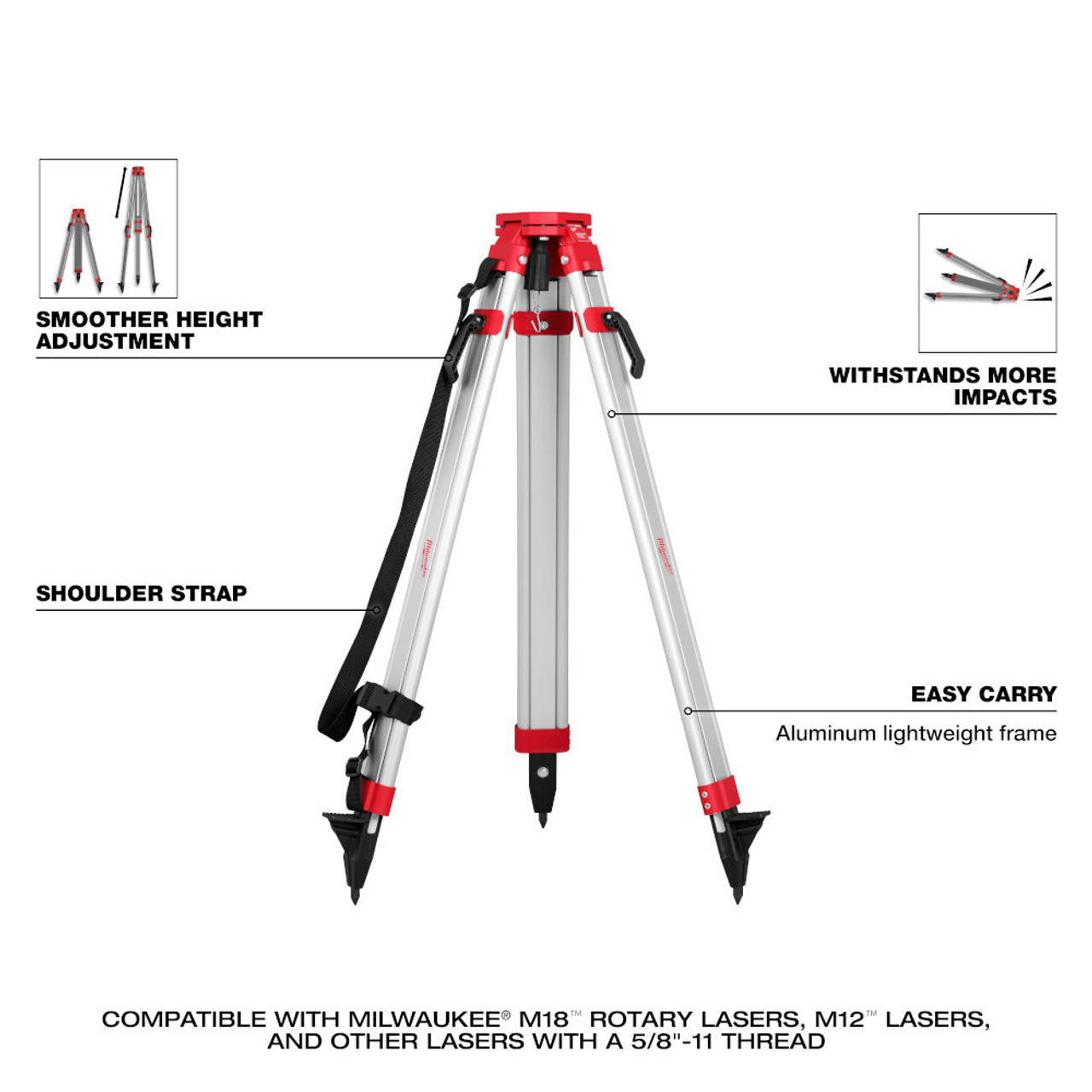 Milwaukee 3704-21T M18 Cordless 4000 foot Red Exterior Dual Slope Rotary Laser Level Kit with Receiver, Remote, Tripod, & Grade Rod Milwaukee 3704-21T M18 Cordless 4000 foot Red Exterior Dual Slope Rotary Laser Level Kit with Receiver, Remote, Tripod, & Grade Rod