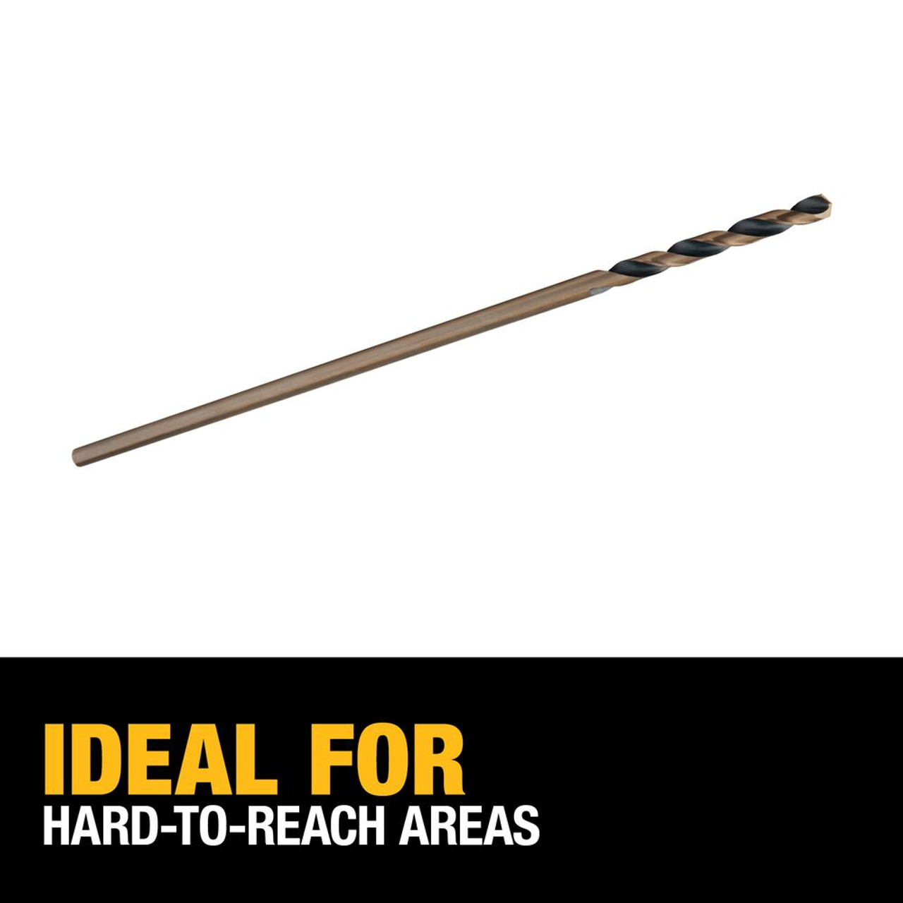 DeWalt DW1604 3/16 inch x 12 inch Extra Long HSS Aircraft Drill Bit DeWalt DW1604 3/16 inch x 12 inch Extra Long HSS Aircraft Drill Bit