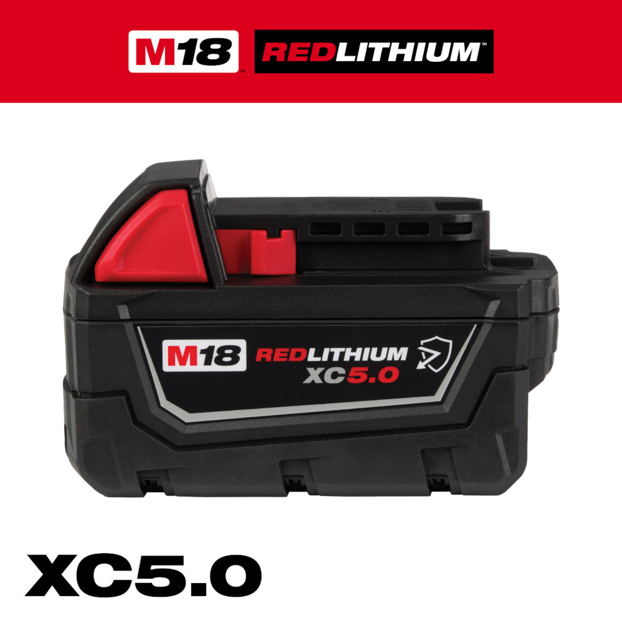 Milwaukee 48-11-1850R M18 REDLITHIUM XC 5.0 Ah Resistant Battery Pack