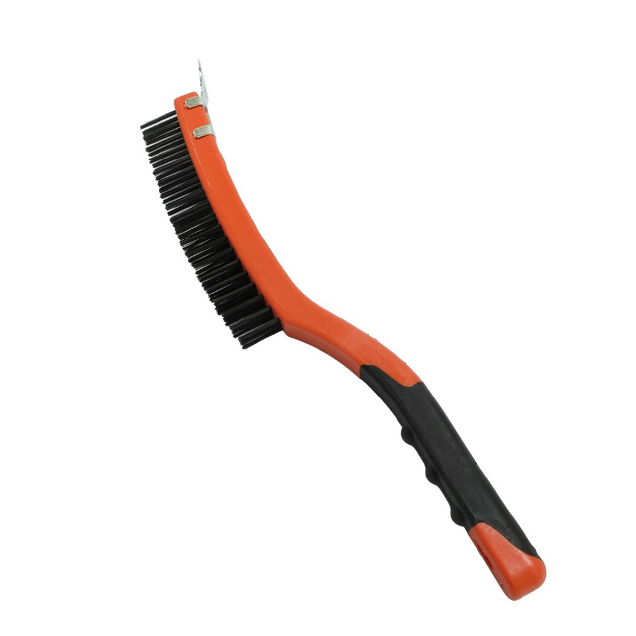 Top Works MOD-078542 14 Inch Steel Wire Brush with Scraper