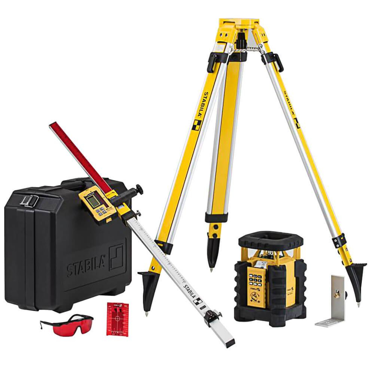 Stabila 05700TR 9pc LAR 350 Motion Control Rotation Laser Kit Stabila 05700TR 9pc LAR 350 Motion Control Rotation Laser Kit