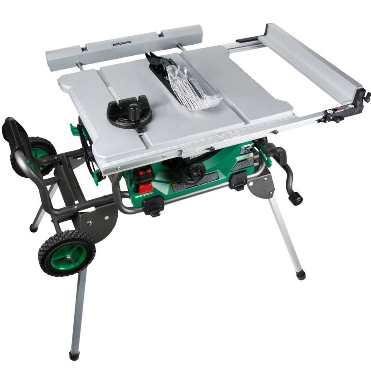 Metabo HPT C10RJ 15 Amp 10 Inch Table Saw with Fold and Roll Stand Metabo HPT C10RJ 15 Amp 10 Inch Table Saw with Fold and Roll Stand