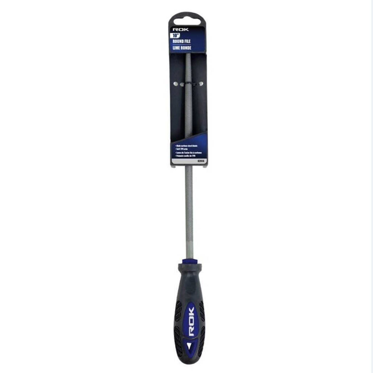 ROK 62014 10in. Round File showing in packaging