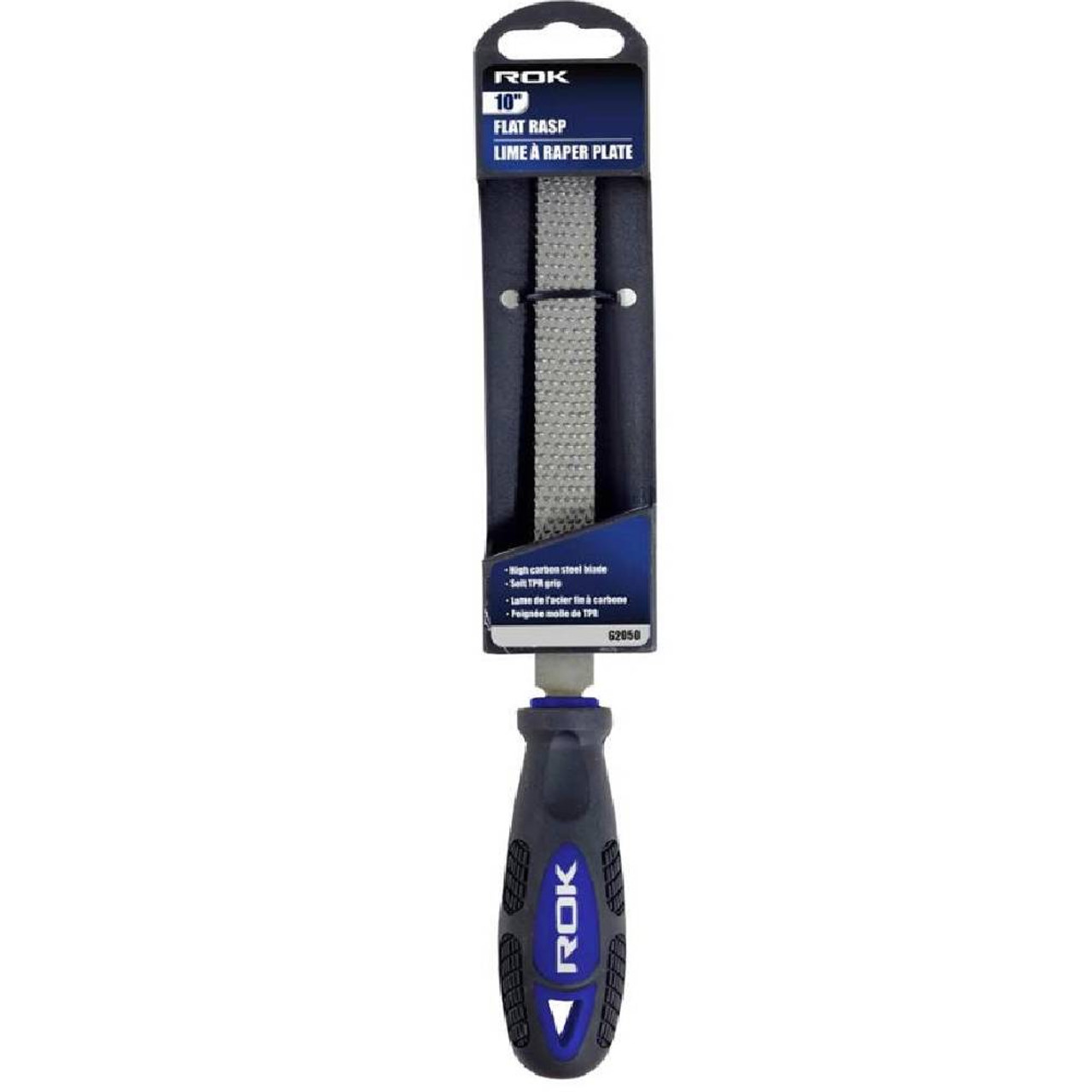 ROK 62054 10in. Flat Rasp showing in packaging