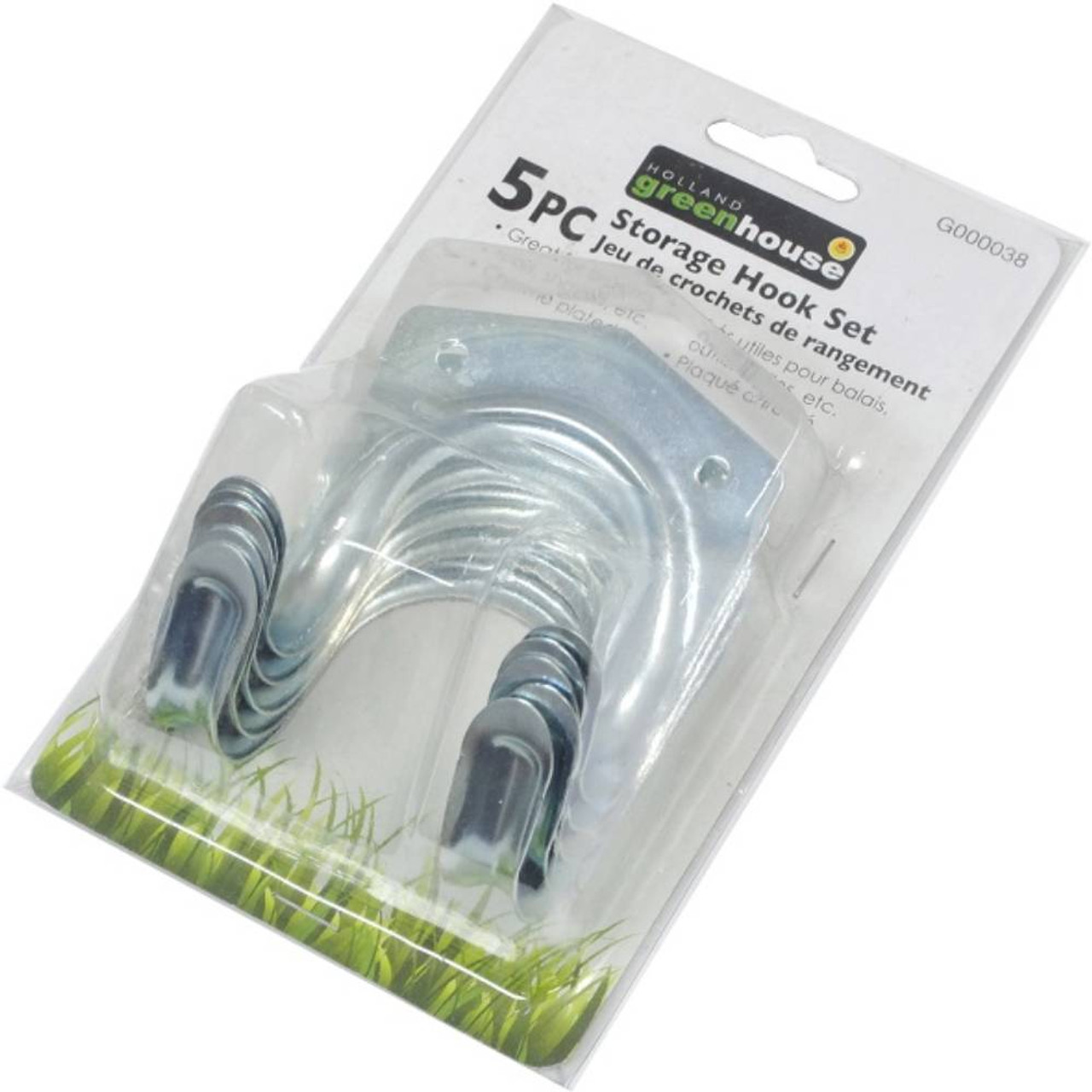 Holland Greenhouse G000038 Garden Tool Hanger Hooks - 4pk