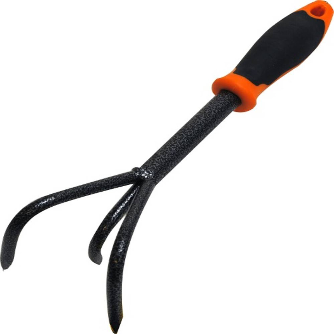 Holland Greenhouse G000156G 3-Tine Hand Cultivator with Soft Grip Handle