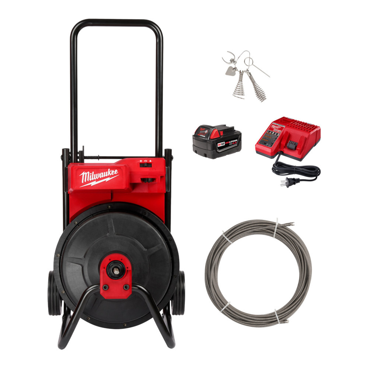 Milwaukee 2817A-21 18V DRUM MACHINE with 3/8in CABLE