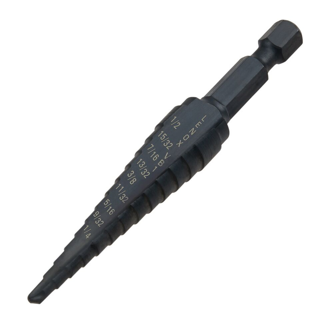 Lenox 30881VB1 Vari-Bit Step Drill Bit (1/8in to 1/2in) - 13 Steps Lenox 30881VB1 Vari-Bit Step Drill Bit (1/8in to 1/2in) - 13 Steps