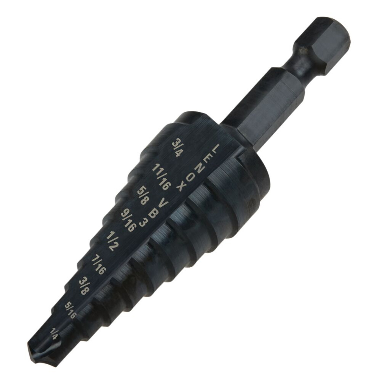 Lenox 30883VB3 Vari-Bit Step Drill Bit (1/4in to 3/4in) - 9 Steps Lenox 30883VB3 Vari-Bit Step Drill Bit (1/4in to 3/4in) - 9 Steps