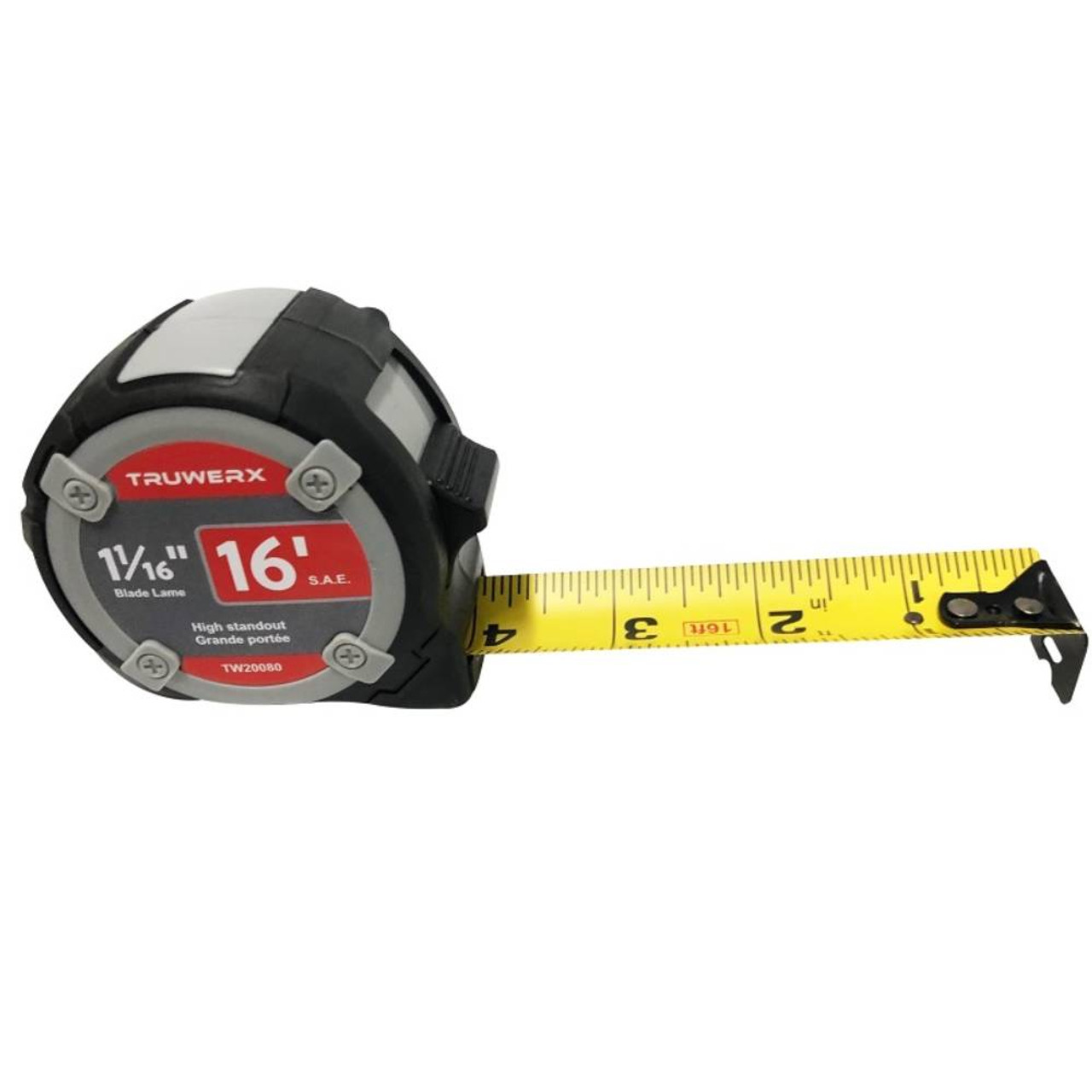 Truwerx 20080 1-1/6in x 16' SAE Tape Measure