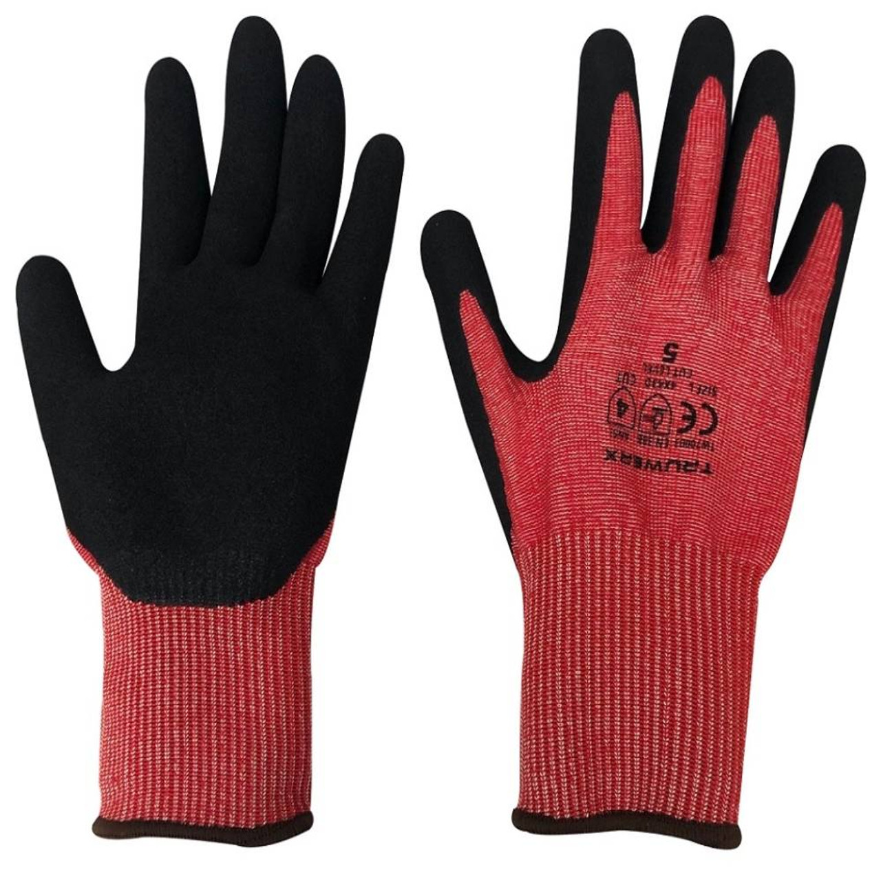 Truwerx 70004 Level 5 Cut Resistant Nitrile Coated Gloves - Extra Large