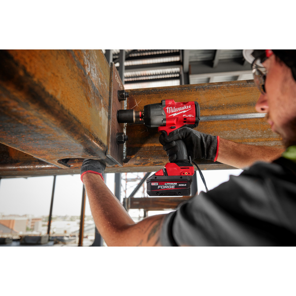 Milwaukee 2967-21F M18 FUEL Cordless Brushless 1/2 Inch High-Torque Impact Wrench with Friction Ring Kit