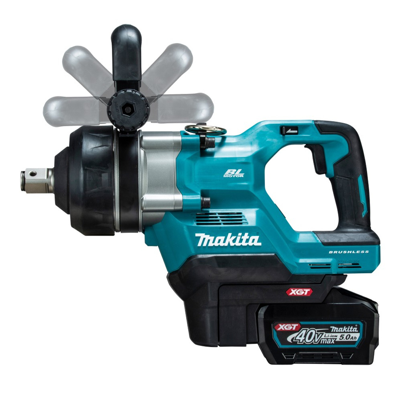 Makita TW009GT202 40V Max XGT Cordless Brushless 1 inch Short Anvil Impact Wrench Kit