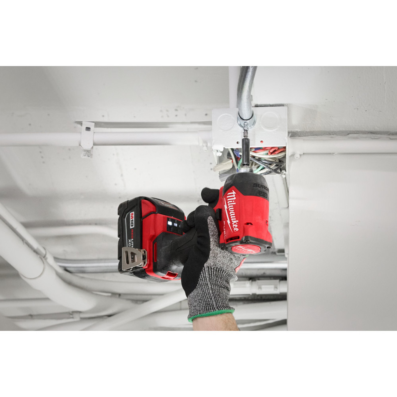 Milwaukee 2761-22 M18 FUEL SURGE Cordless Brushless 1/4in Hex Hydraulic Driver Kit