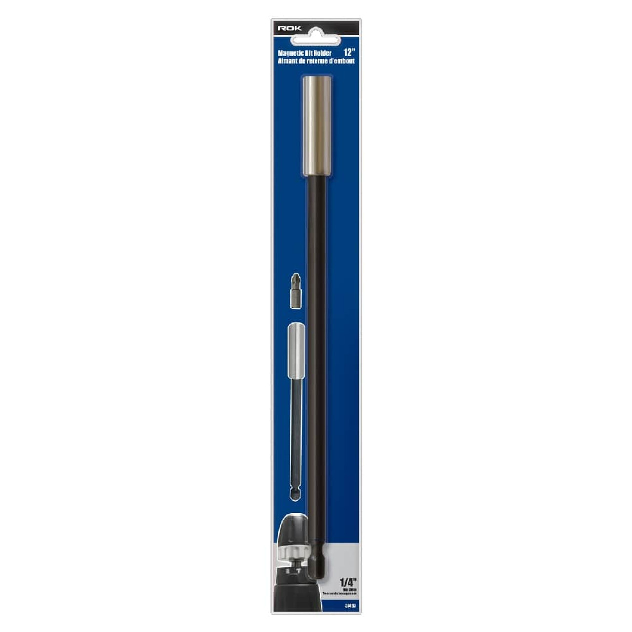 ROK 37493 12 inch Magnetic Bit Holder ROK 37493 12 inch Magnetic Bit Holder