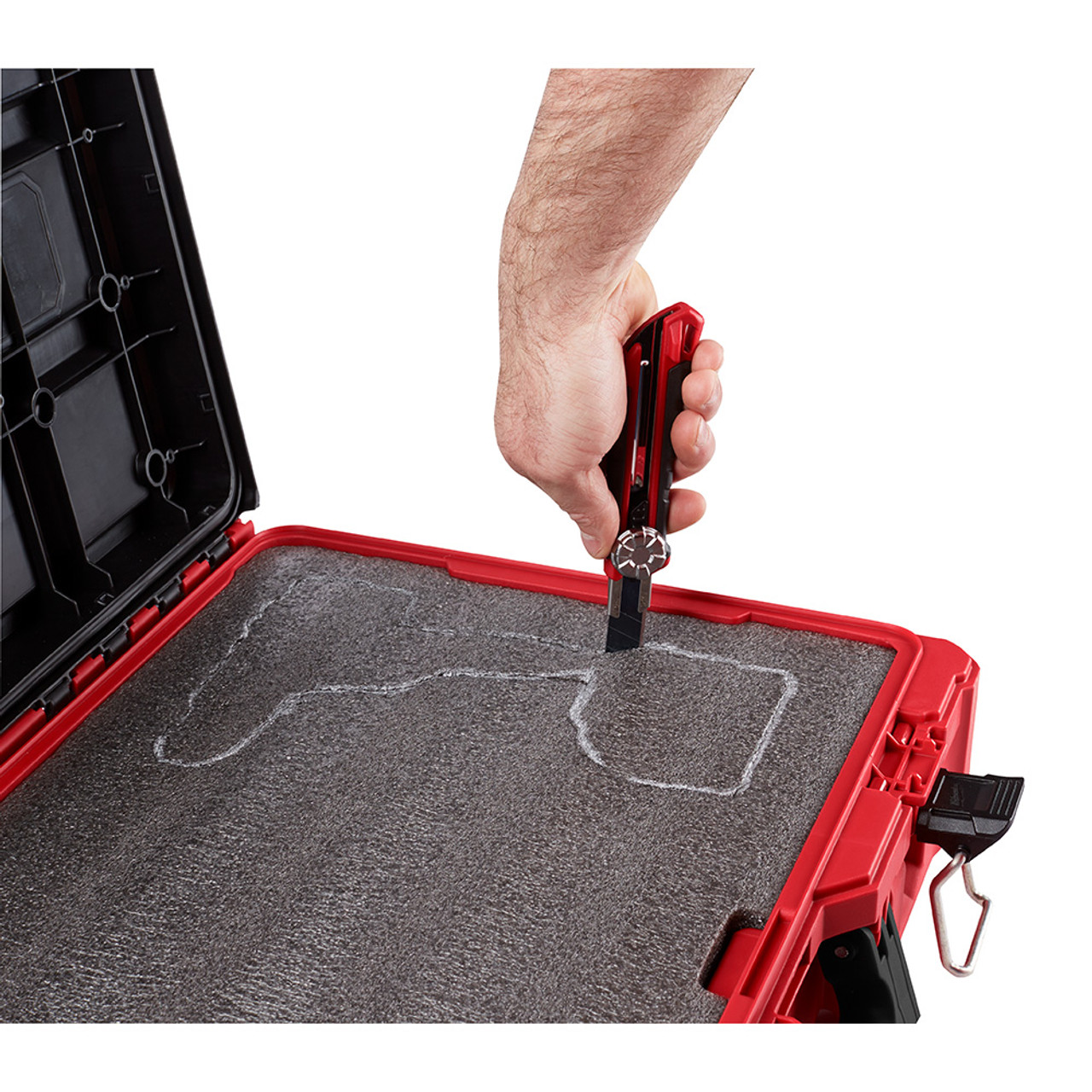 Milwaukee 48-22-8450 PACKOUT Tool Case with Customizable Insert Milwaukee 48-22-8450 PACKOUT Tool Case with Customizable Insert