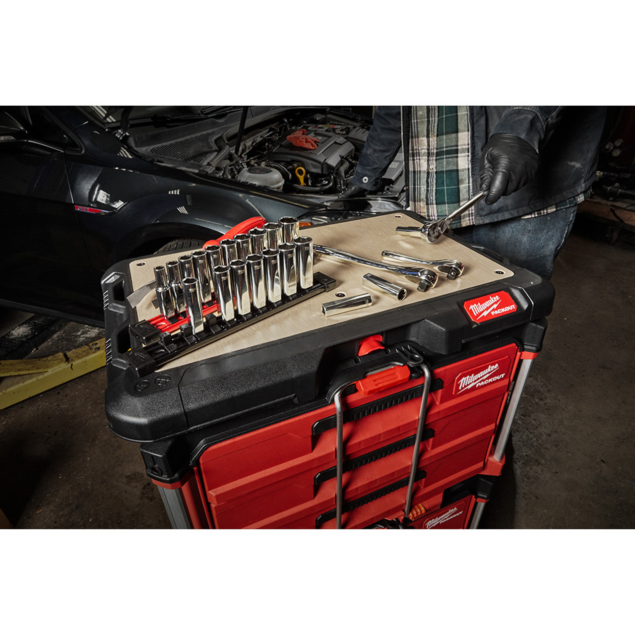 Milwaukee 48-22-9505 10pc Metric 3/8 Drive Deep Well Socket Set Milwaukee 48-22-9505 10pc Metric 3/8 Drive Deep Well Socket Set