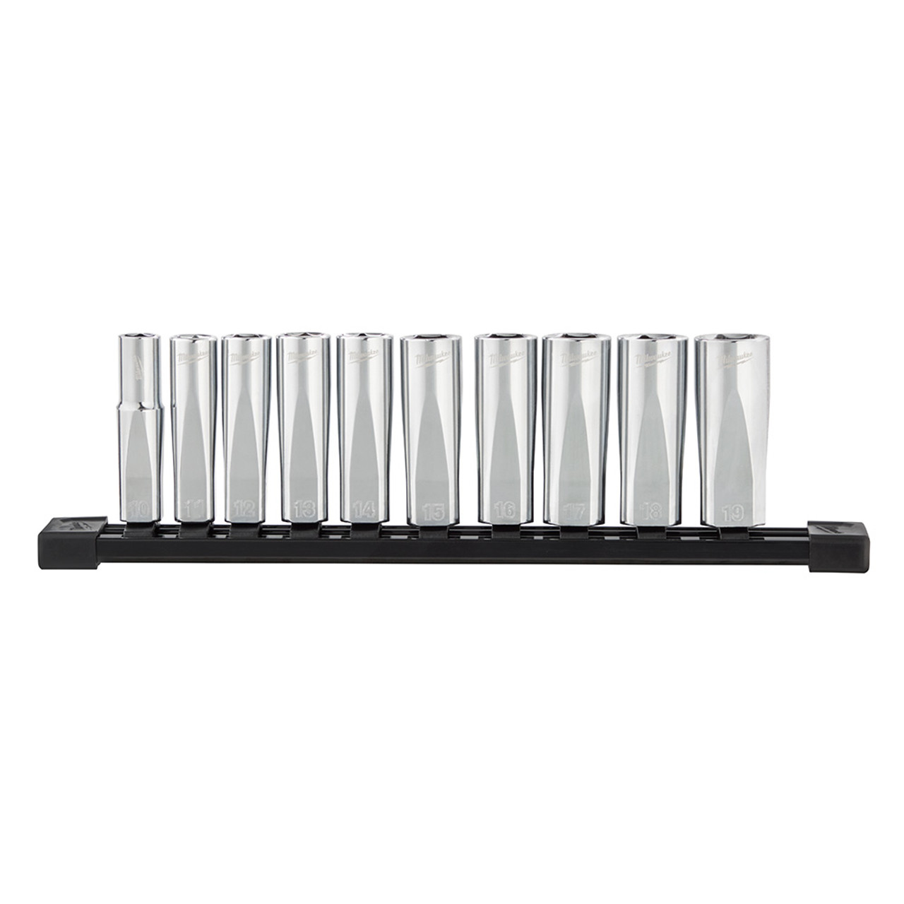 Milwaukee 48-22-9505 10pc Metric 3/8 Drive Deep Well Socket Set Milwaukee 48-22-9505 10pc Metric 3/8 Drive Deep Well Socket Set