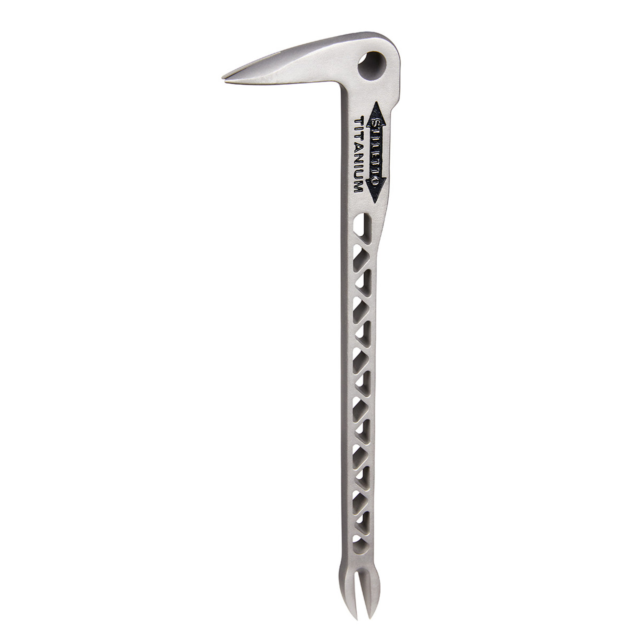 Stiletto TICLW-12 8.5 ounce 12-inch Titanium Nail Puller with Dimpler