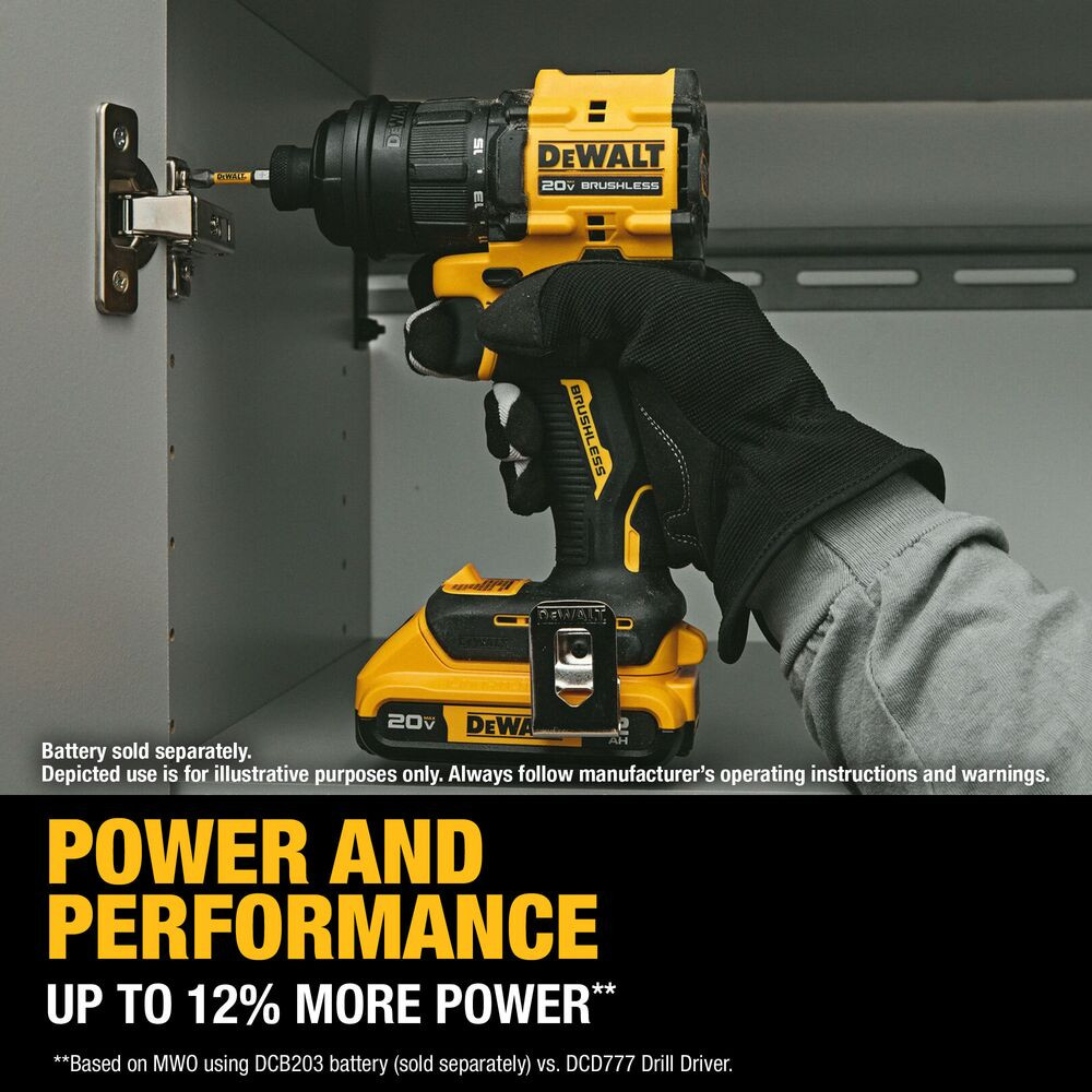DeWalt DCD803B 20V MAX ATOMIC Cordless Brushless Multi-Head Drill/Driver (Tool Only)