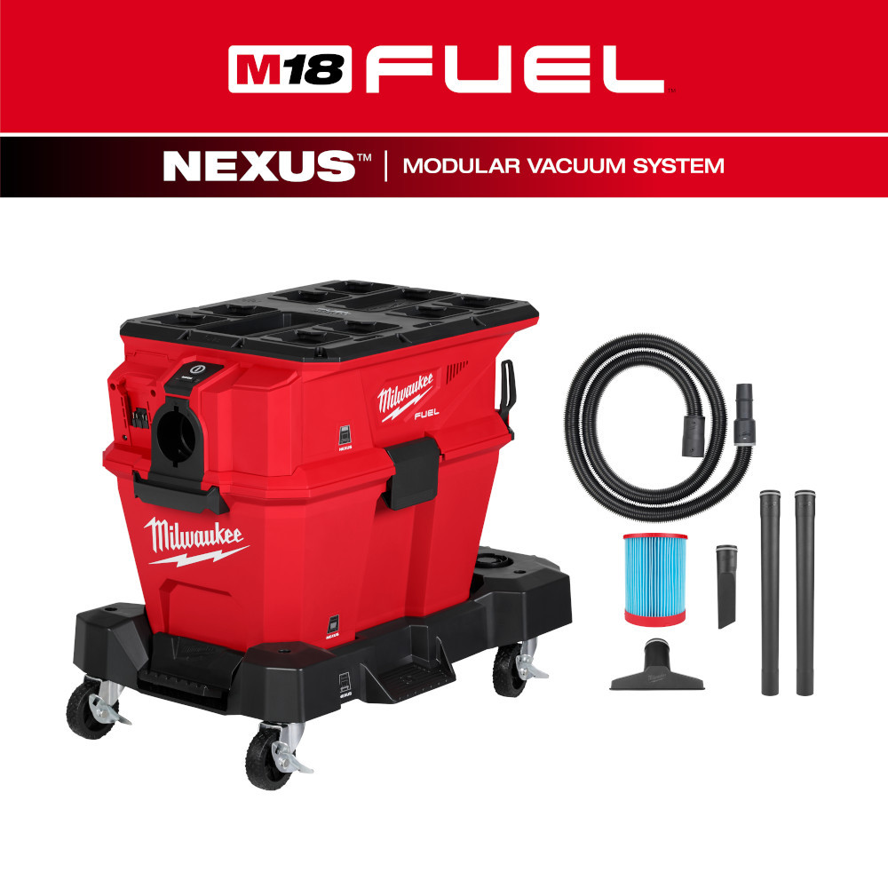 Milwaukee 0915-20 M18 FUEL NEXUS Cordless Brushless 6 Gal Wet/Dry Vacuum with PACKOUT (Tool Only)