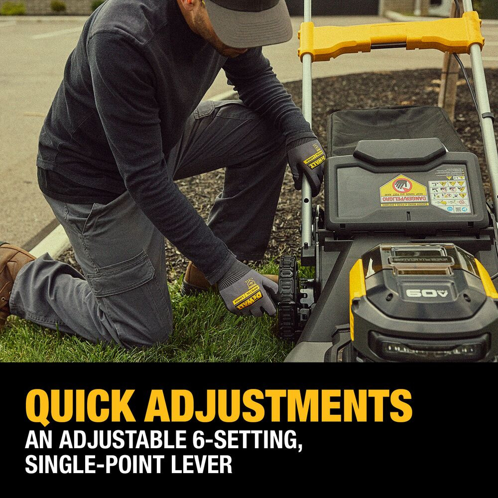 DeWalt DCMWSP700Y2-CA 60V MAX FLEXVOLT 21" Cordless Brushless RWD Self-Propelled Mower Kit