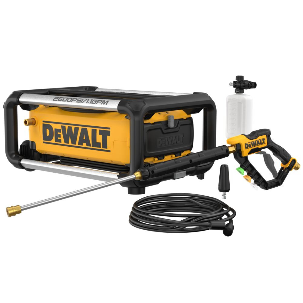 DeWalt DWPW2600 13 Amp 2600 PSI 1.1 GPM Cold Water Electric Pressure Washer