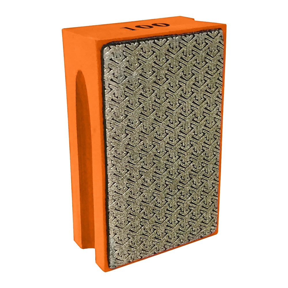 Truwerx TW43292 100G Diamond Abrasive Coated Hand Pad - Orange