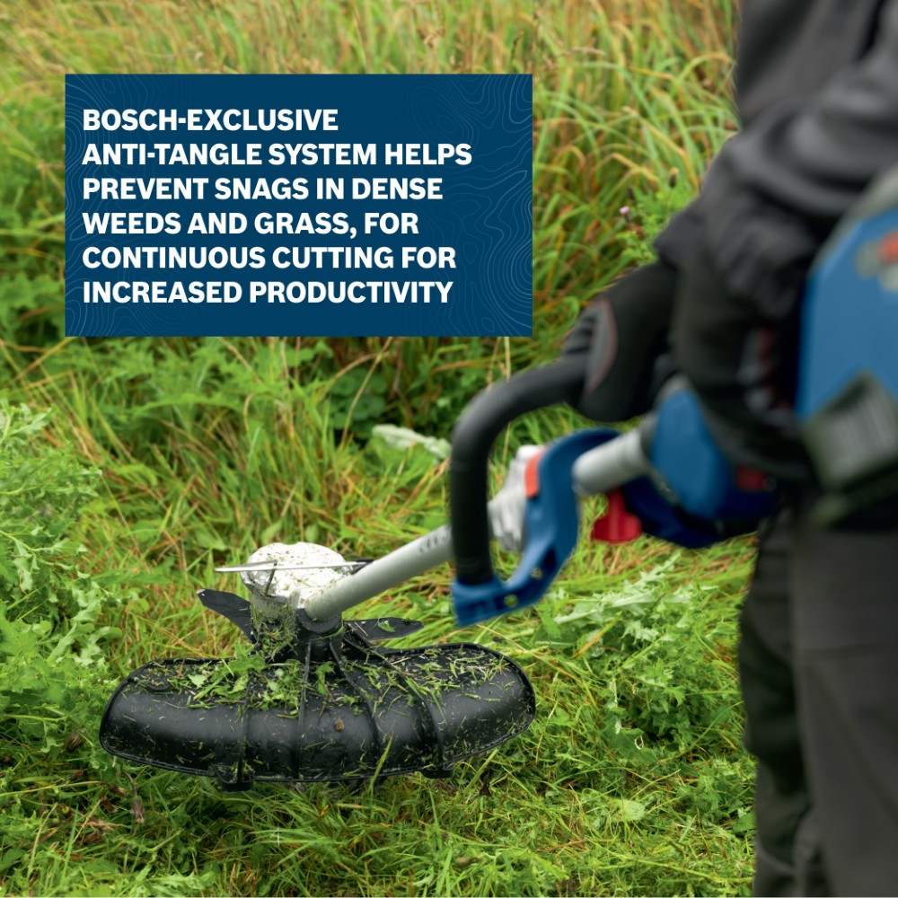 Bosch GRT18V-40N18X 18V Cordless Brushless 16 Inch String Trimmer Kit