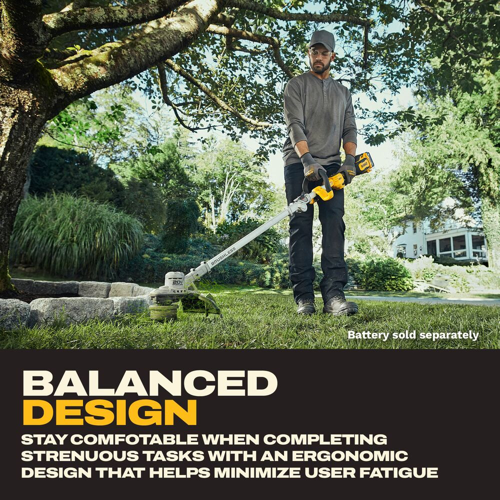 DeWalt DCST926B 20V MAX 15 Inch Cordless Brushless Foldable String Trimmer (Tool Only)