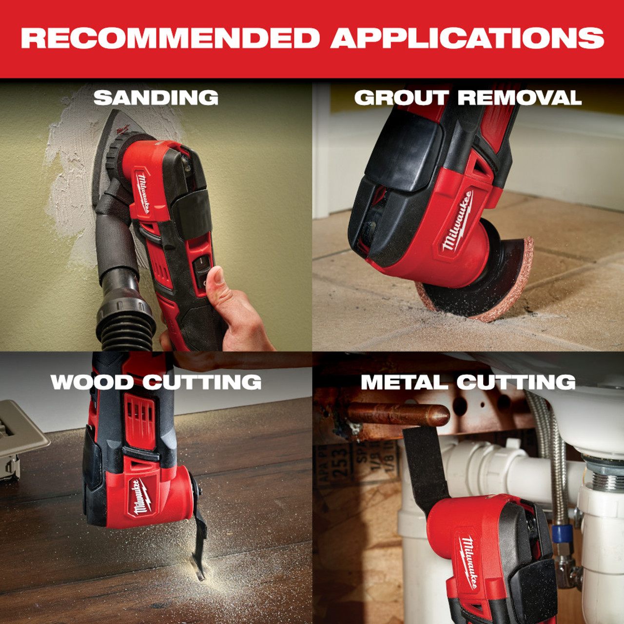Milwaukee 2626-20 M18 Multi-Tool (Tool Only) Milwaukee 2626-20 M18 Multi-Tool (Tool Only)