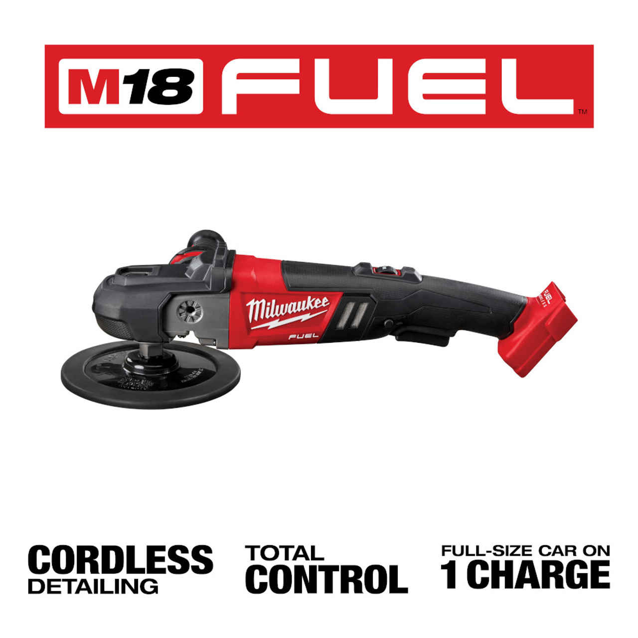 Milwaukee 2738-20 M18 FUEL 7-Inch Variable Speed Polisher (Tool Only)