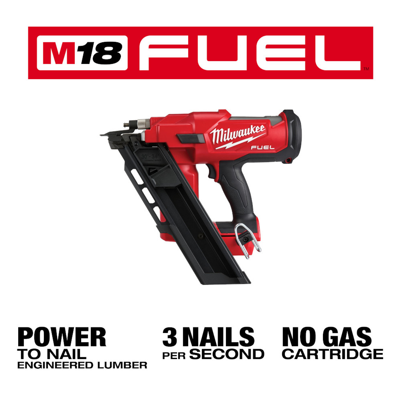 Milwaukee 2745-20 M18 FUEL 30 degree Framing Nailer (Tool Only) Milwaukee 2745-20 M18 FUEL 30 degree Framing Nailer (Tool Only)