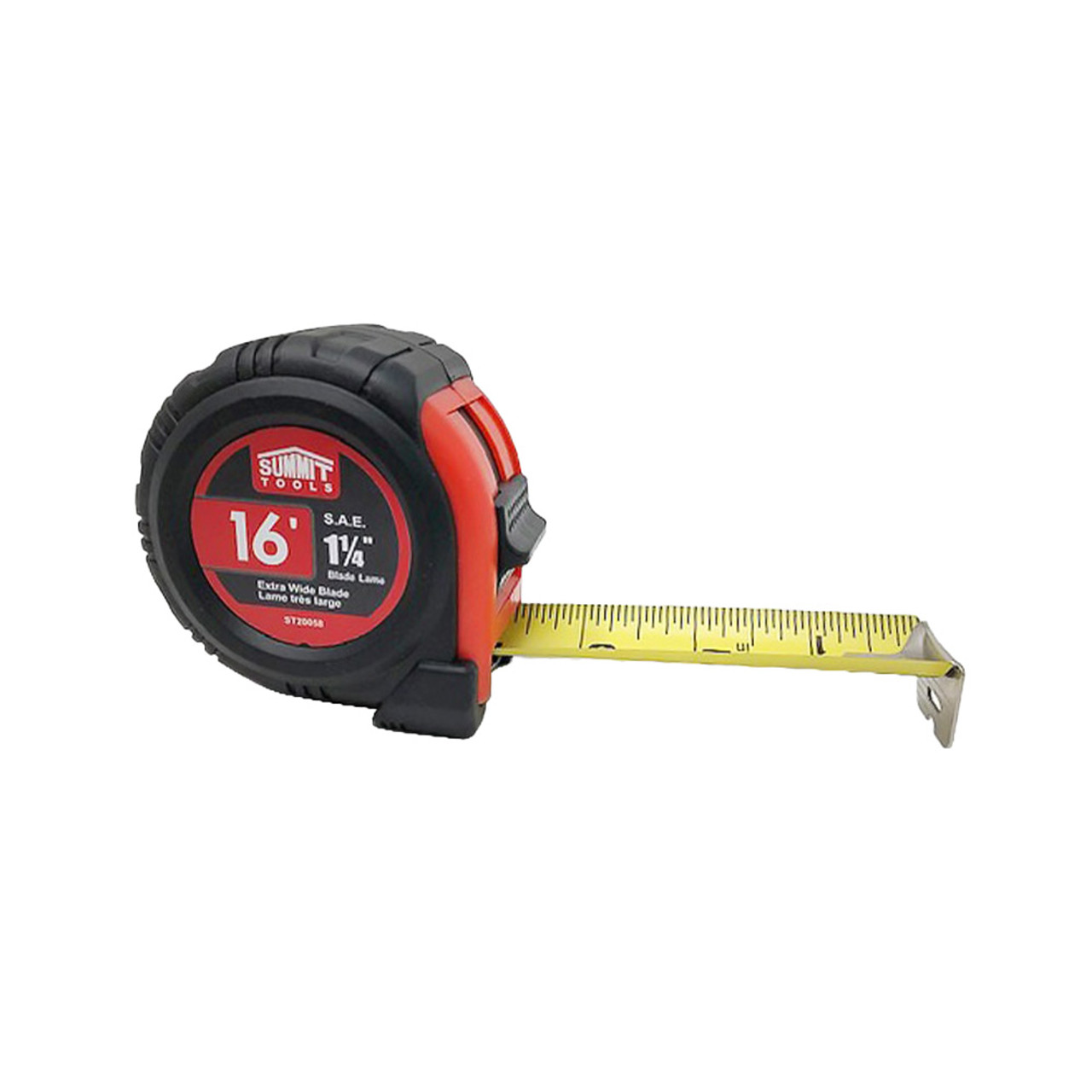 Summit ST20058 1-1/4 inch x 16 ft SAE Tape Measure