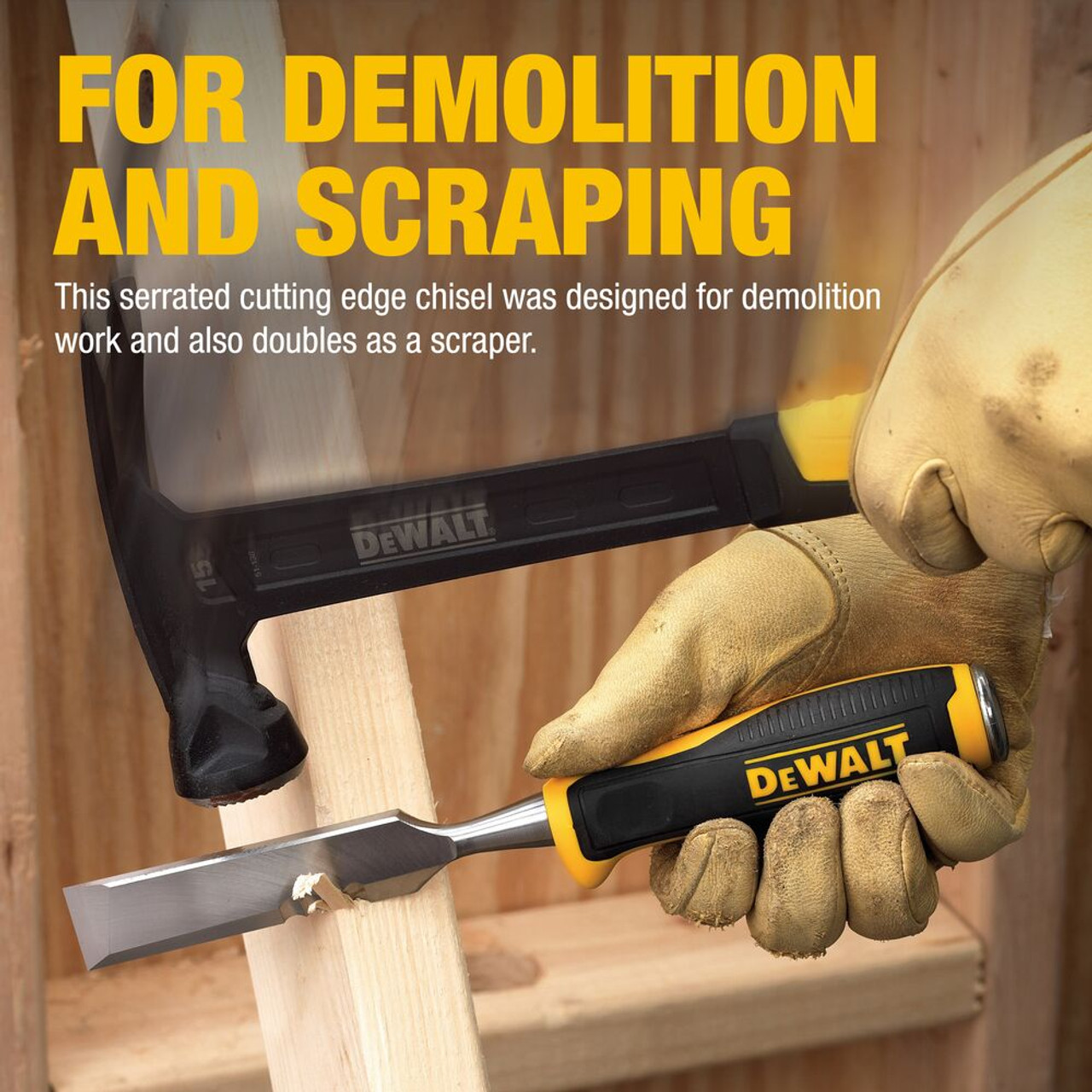 DeWalt DWHT16065 Side Strike Chisel