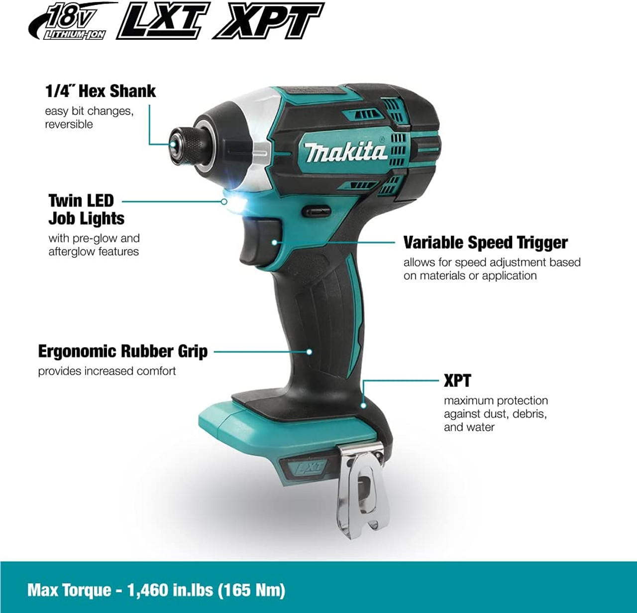 Makita DTD152Z 18V LXT Cordless 1/4 inch Hex Impact Driver  (Tool Only) Makita DTD152Z 18V LXT Cordless 1/4 inch Hex Impact Driver  (Tool Only)