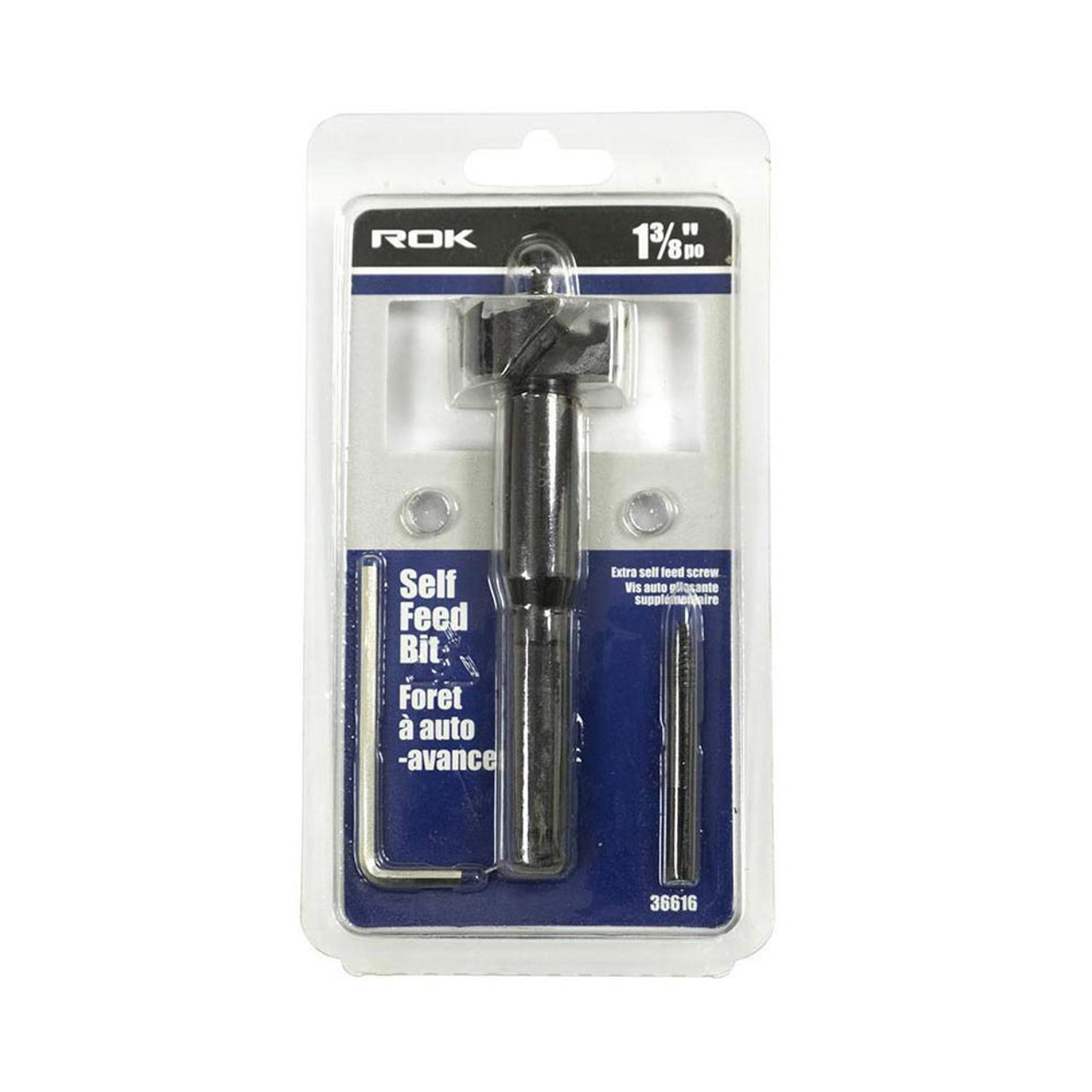 ROK 36616 1-3/8 Inch Self-Feed Drill Bit