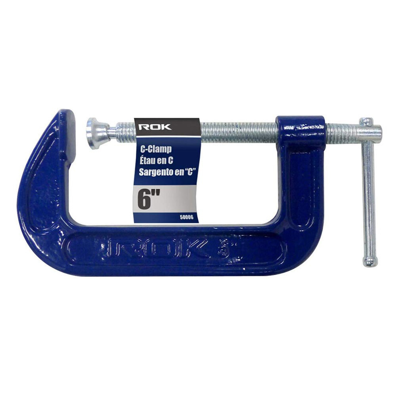ROK 50006 6 inch x 2-3/4 inch C-Clamp
