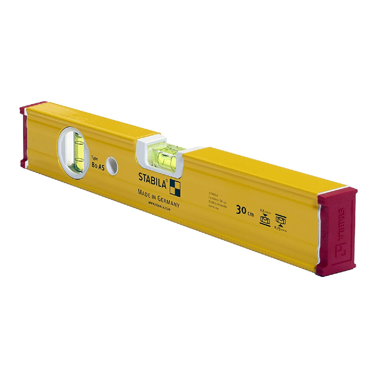 Stabila 29012 12-Inch Type 80 AS-2 Slim Spirit Level