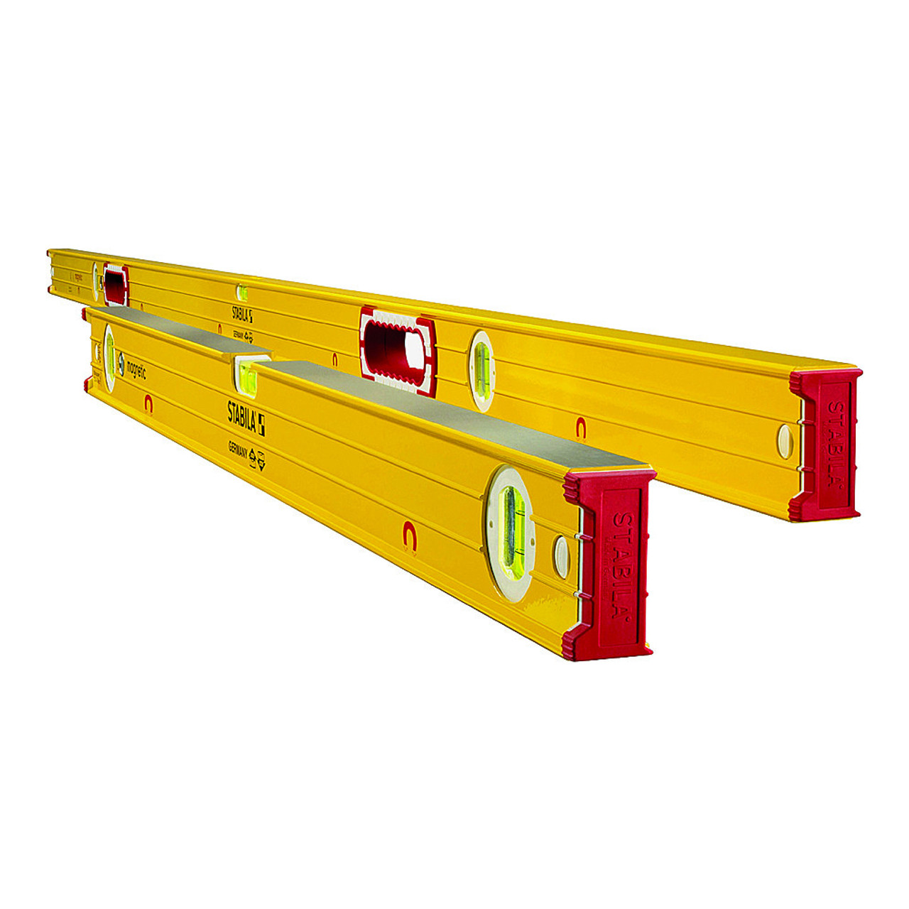 Stabila 38532 72 Inch and 32 inch Type 96M Heavy-Duty Magnetic Levels Combo Set Stabila 38532 72 Inch and 32 inch Type 96M Heavy-Duty Magnetic Levels Combo Set