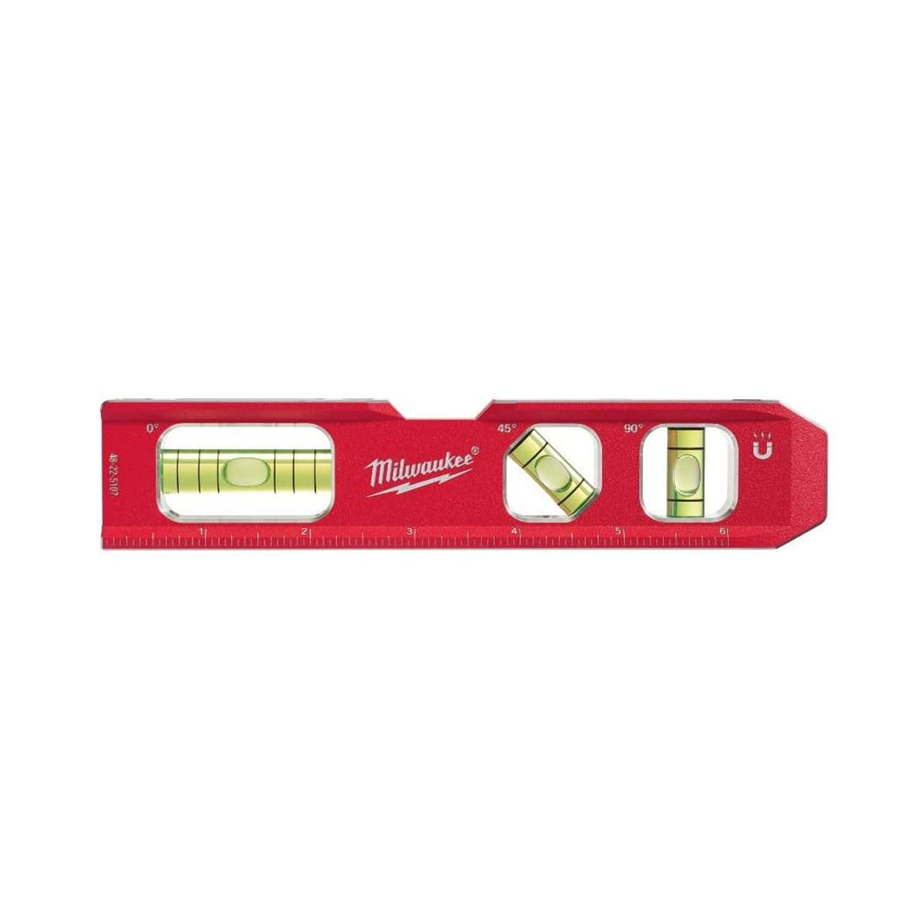 Milwaukee 48-22-5107 7-Inch Billet Torpedo Level Milwaukee 48-22-5107 7-Inch Billet Torpedo Level