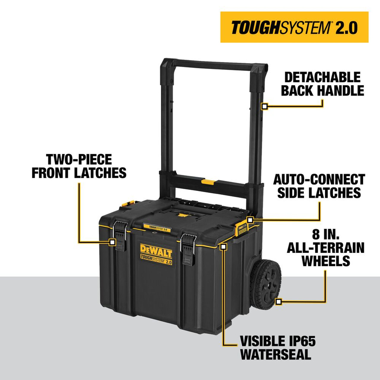 DeWalt DWST08450 TOUGHSYSTEM 2.0 24 Inch Rolling Tool Box DeWalt DWST08450 TOUGHSYSTEM 2.0 24 Inch Rolling Tool Box
